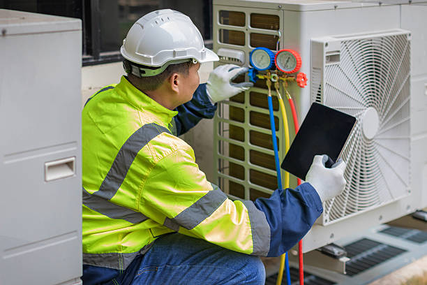 Professional Hvac technician working in Valley Stream, NY